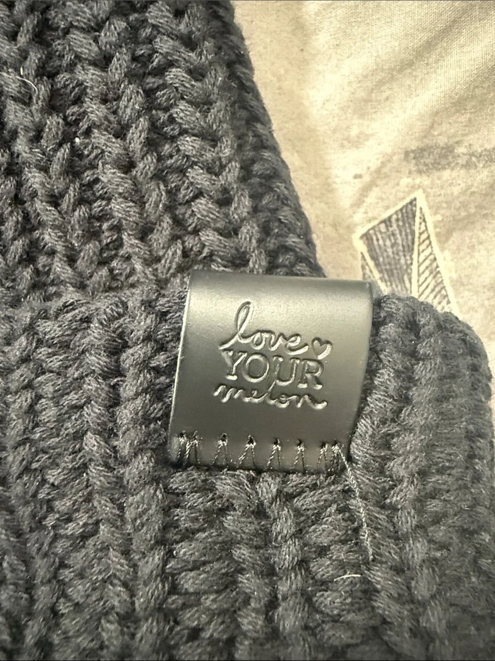 NWOT LOVE YOUR MELON MICKEY MOUSE POM BEANIE